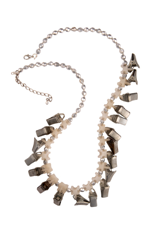 Long Curtain Clip Necklace | Hopetown & Hunter