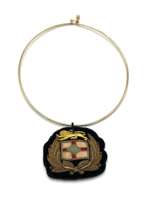 Military Badge Torque Necklace | Hopetown & Hunter