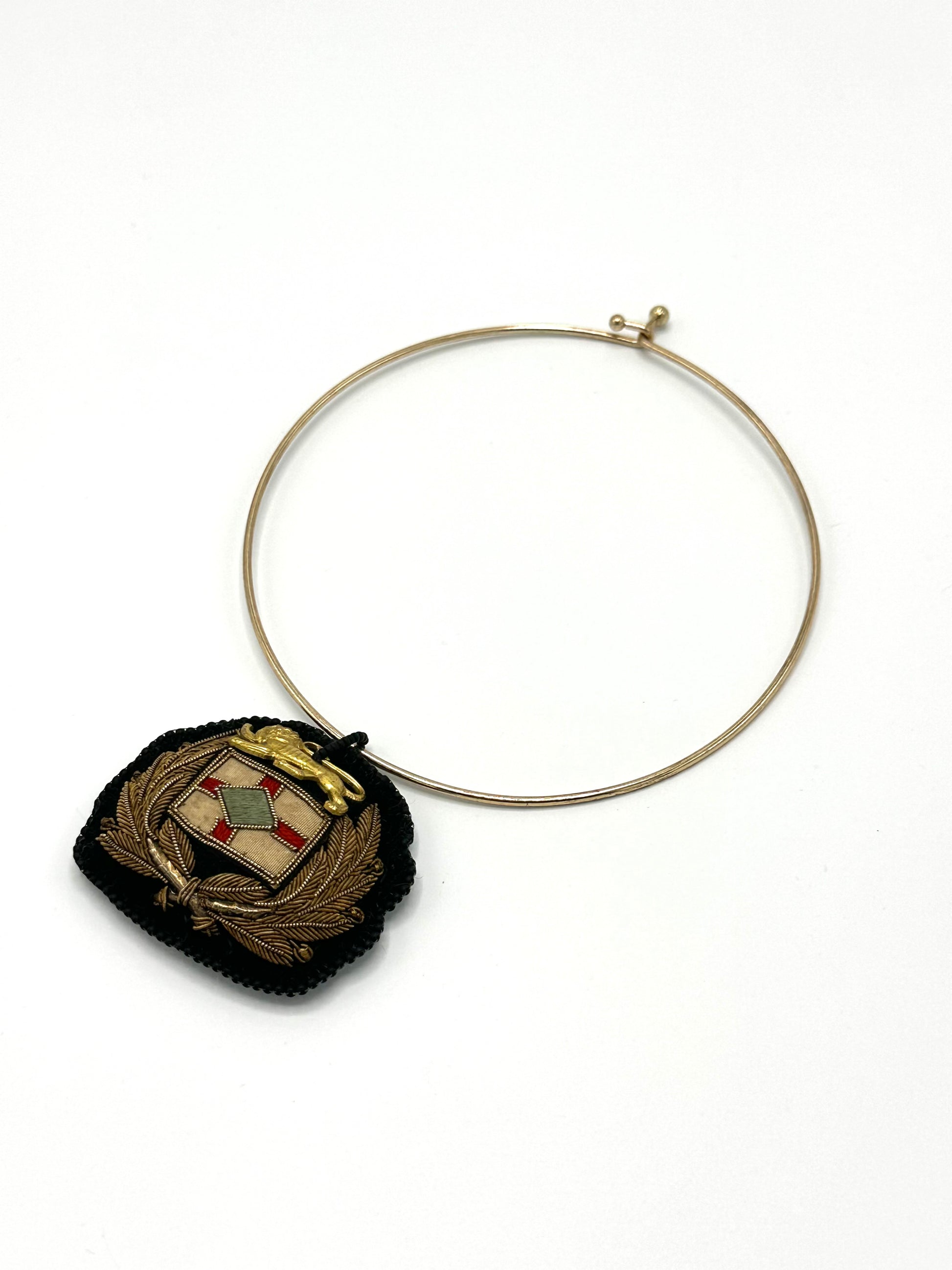 Military Badge Torque Necklace | Hopetown & Hunter