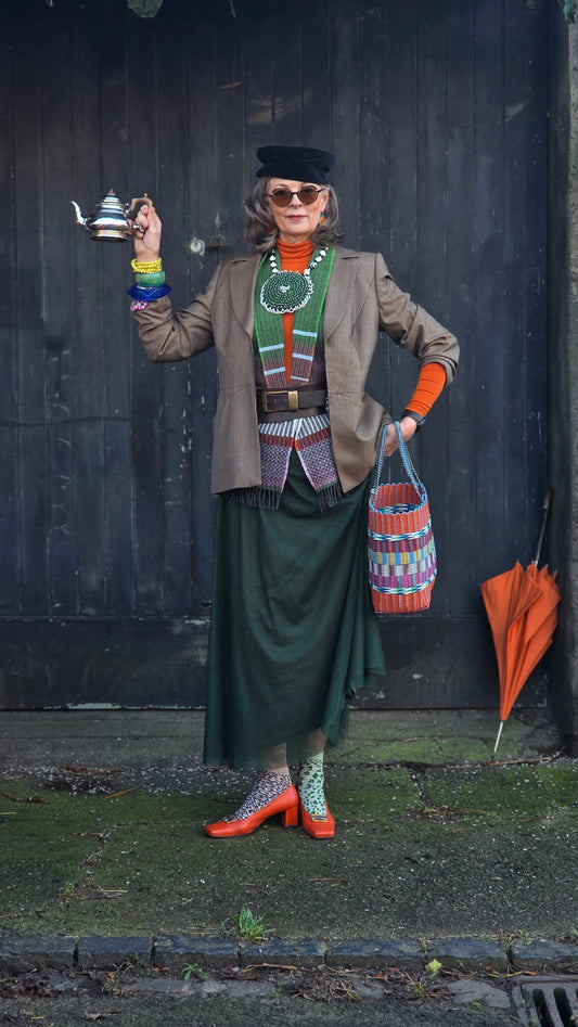 Orange Bakelite Earrings | Hopetowon & Hunter