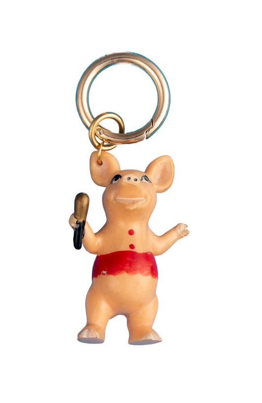 Pig With Microphone Bag Charm | Hopetown & Hunter
