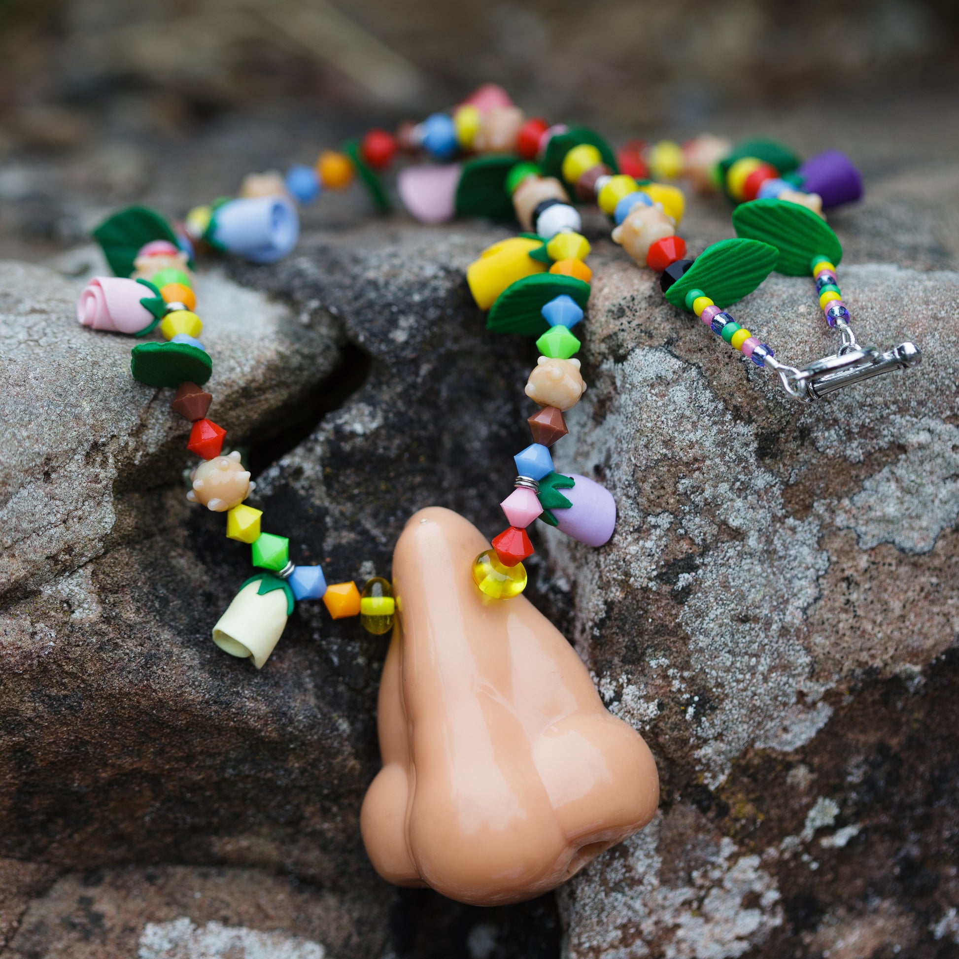 Plastic Nose Necklace