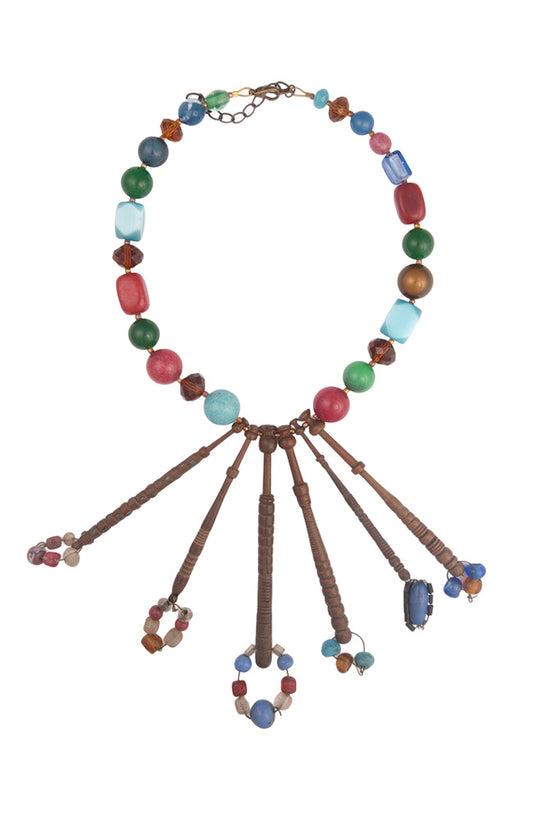 Small Antique Lace Bobbin Necklace | Hopetown & Hunter
