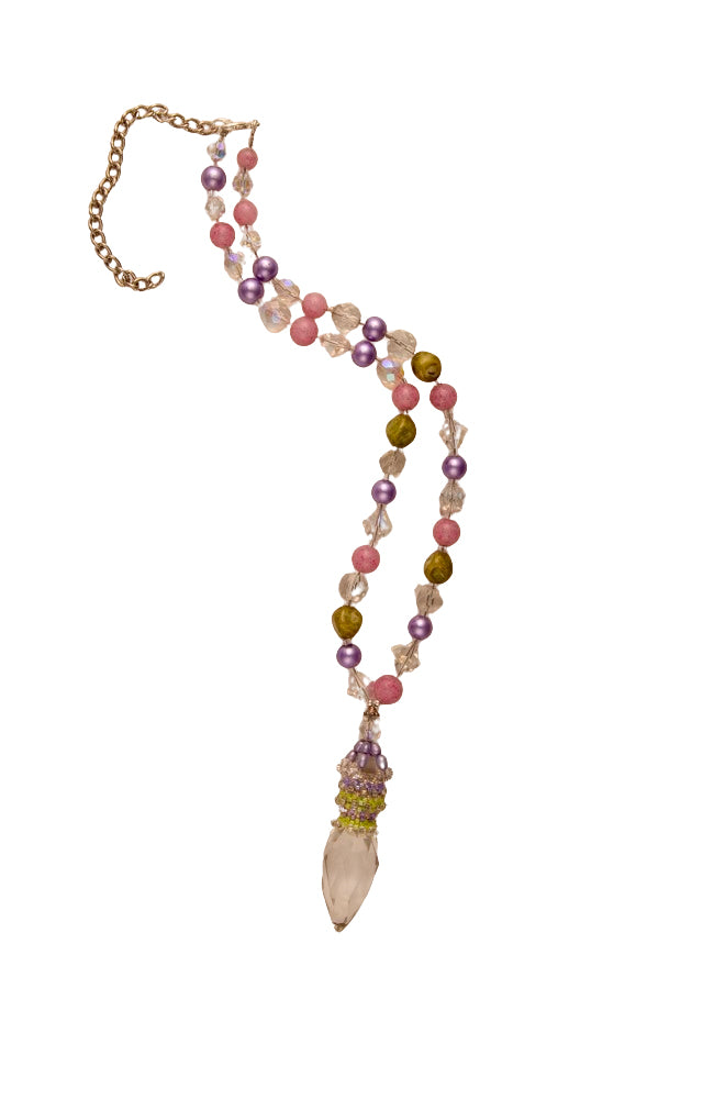 Small Vintage Glass Decanter Stopper Necklace | Hopetown & Hunter