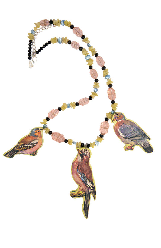 Three Bird Necklace | Hopetown & Hunter