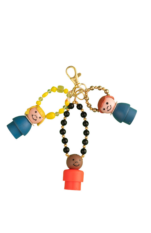 Three Fisher Price People Bag Charm | Hopetown & Hunter