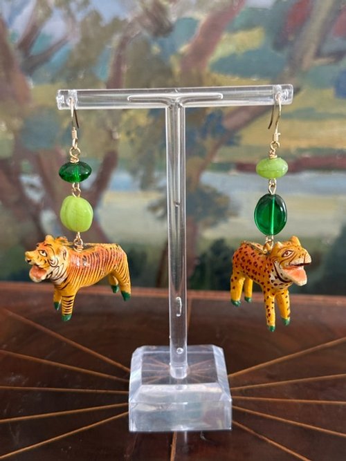 Tiger Earrings