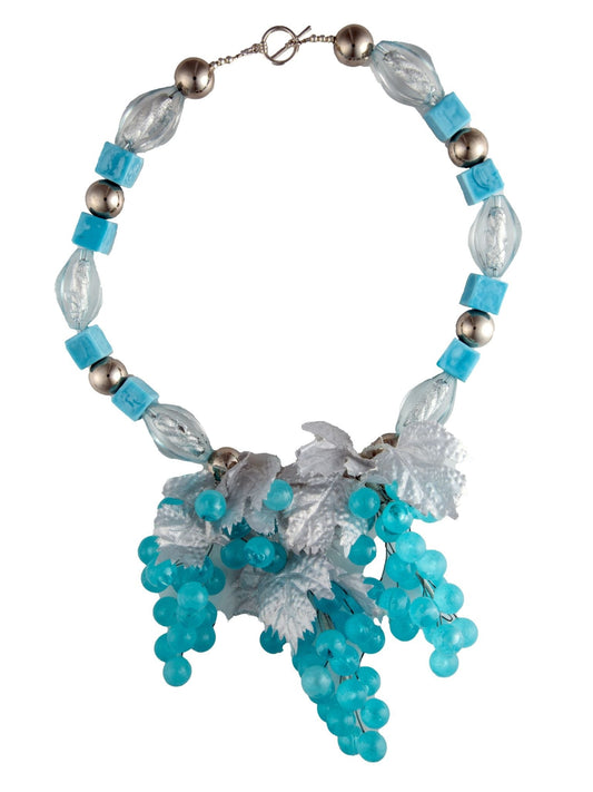 Turquoise Grapes Statement Necklace | Hopetown & Hunter