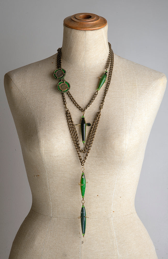 Upcycled Fishing Lure Necklace | Hopetown & Hunter