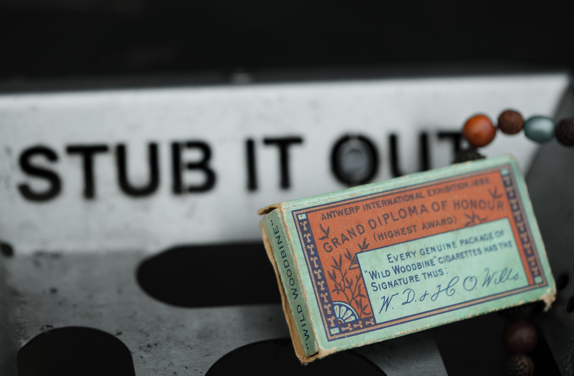 Upcycled Vintage Woodbines Box Necklace | Hopetown & Hunter