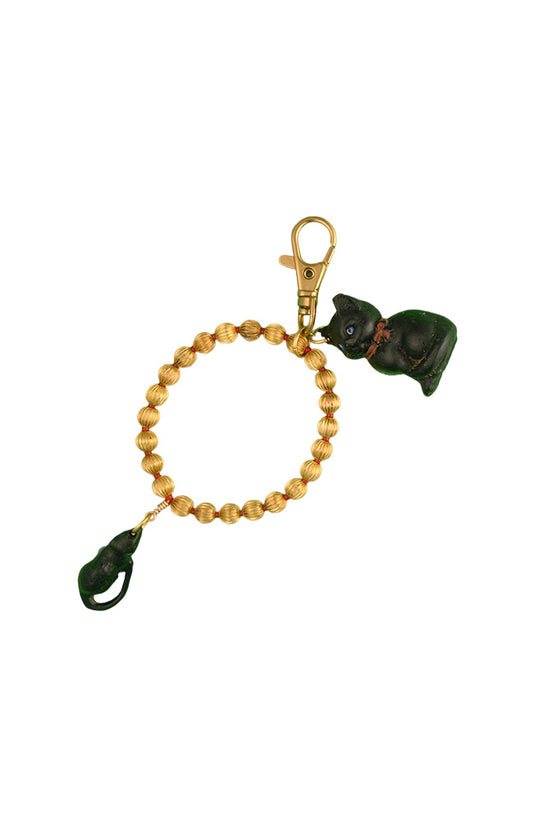 Vintage Black Cat Bag Charm | Hopetown & Hunter