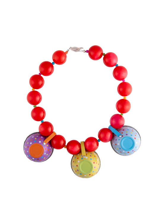 Vintage Child's Tea Cup Necklace