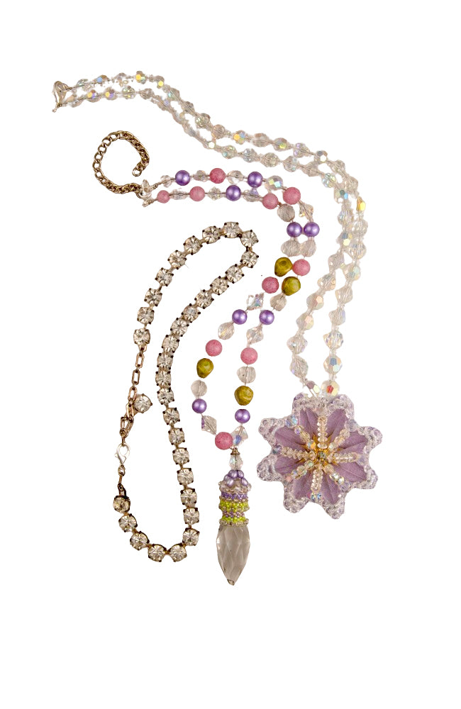 Vintage Crystal Chandelier Star Dropper Necklace | Hopetown & Hunter