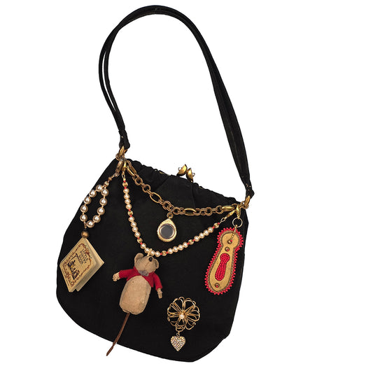 Vintage Handbag With Handmade Charms | Hopetown & Hunter