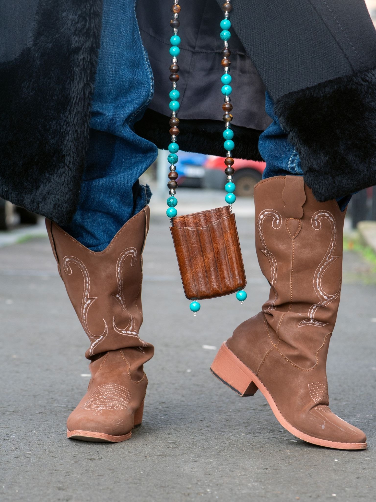 Leather Cigar Case Necklace | Hopetown & Hunter