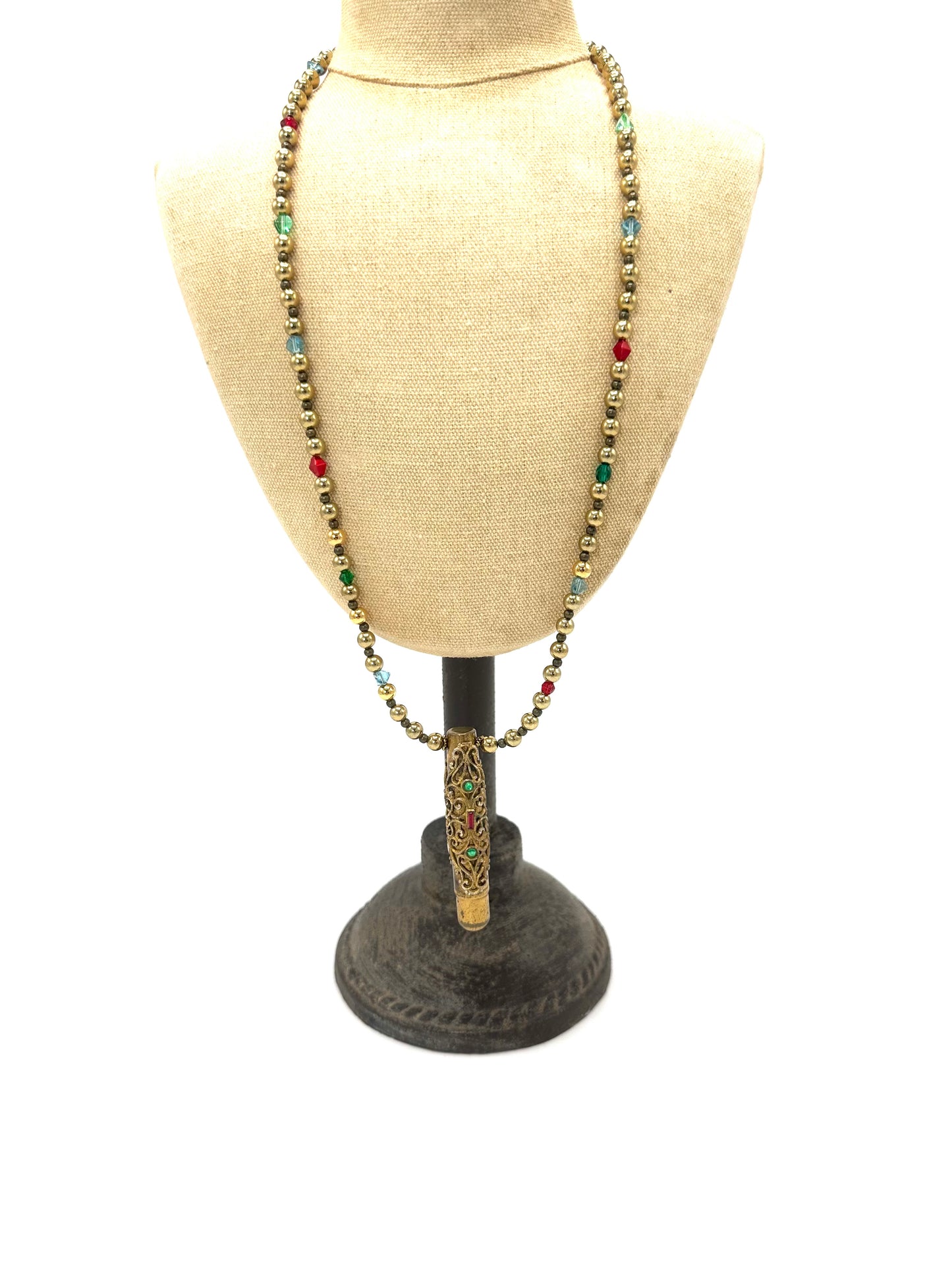 Vintage Metal Needlecase Necklace | Hopetown & Hunter