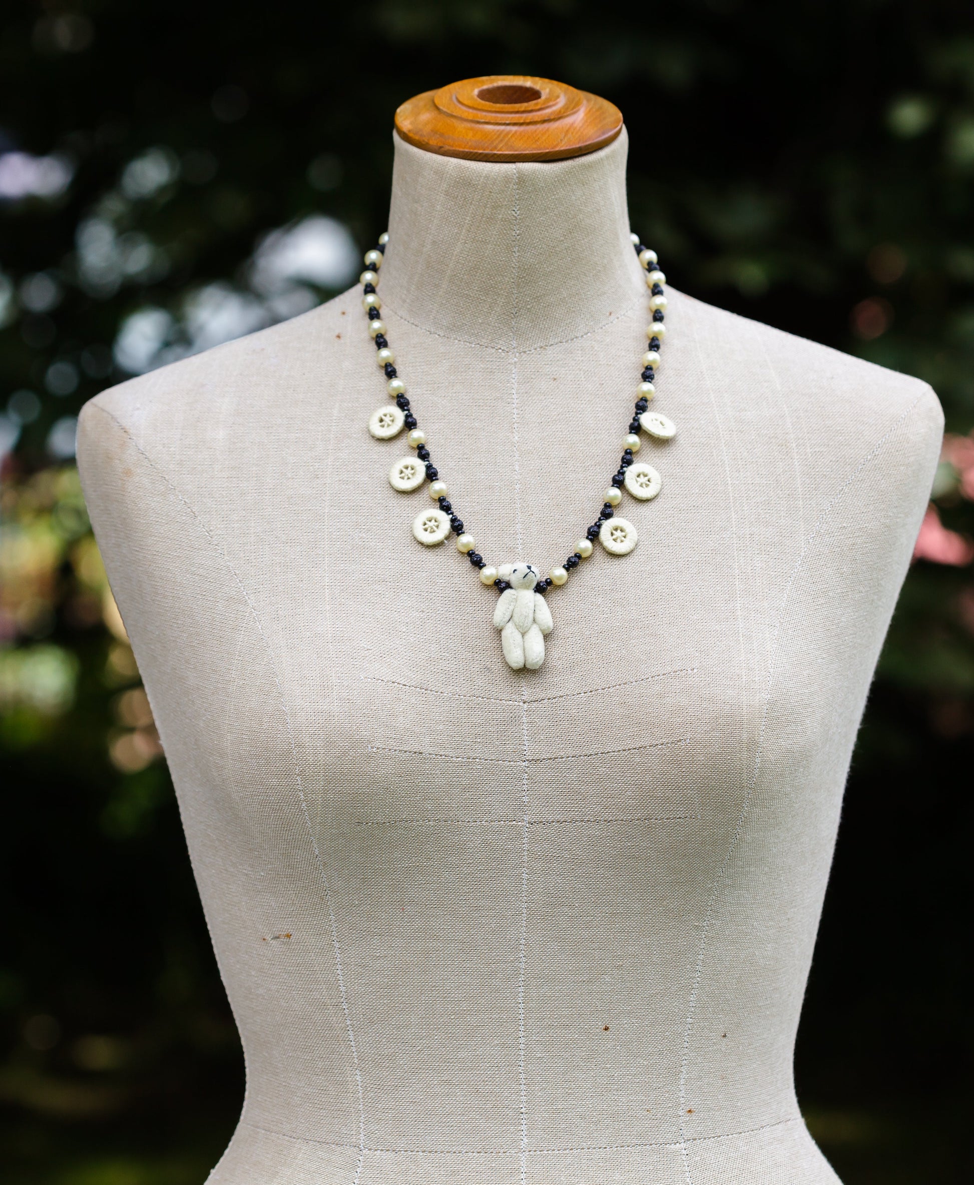 Vintage Miniature Teddy Bear Necklace | Hopetown & Hunter