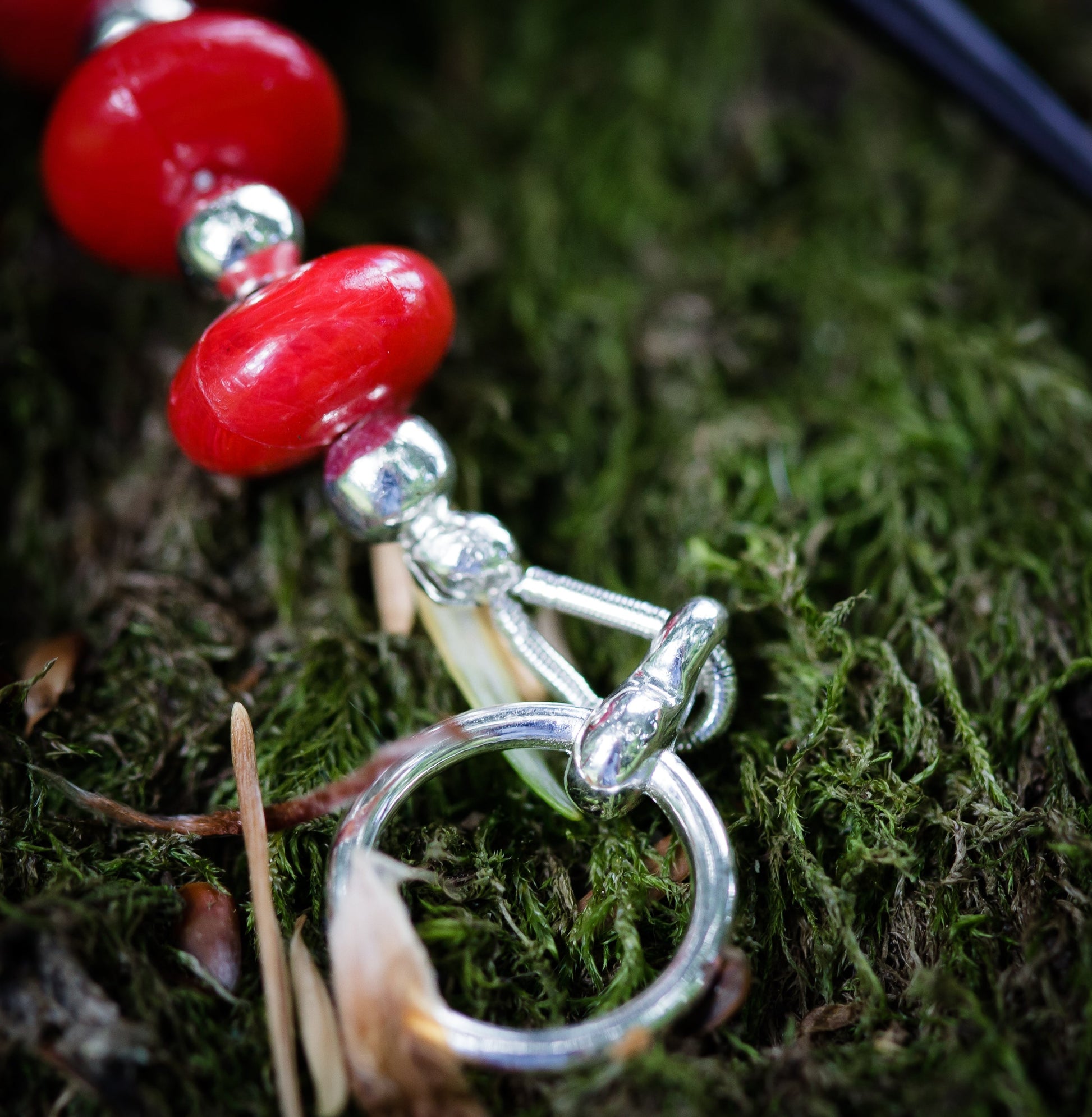 Vintage Red Mouse Necklace | Hopetown & Hunter