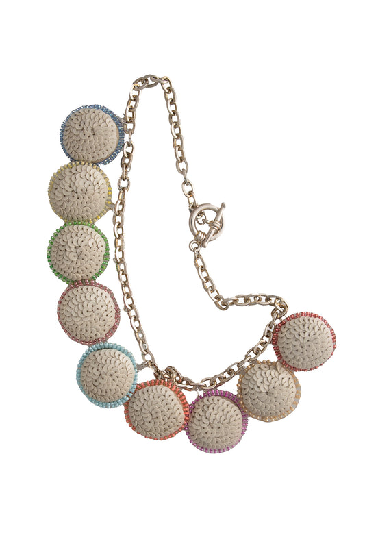 Vintage Sequin Button Necklace | Hopetown & Hunter