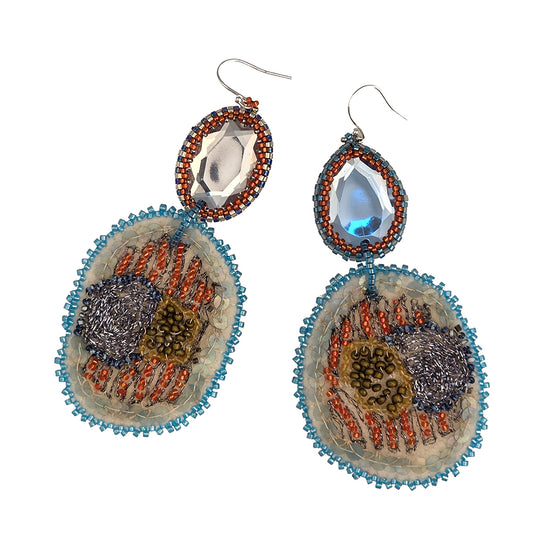 Vintage Textile Earrings | Hopetown & Hunter