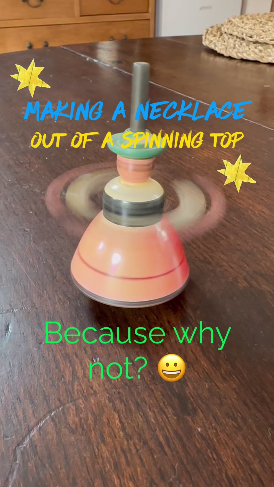 Handmade Spinning Top Necklace | Hopetown & Hunter